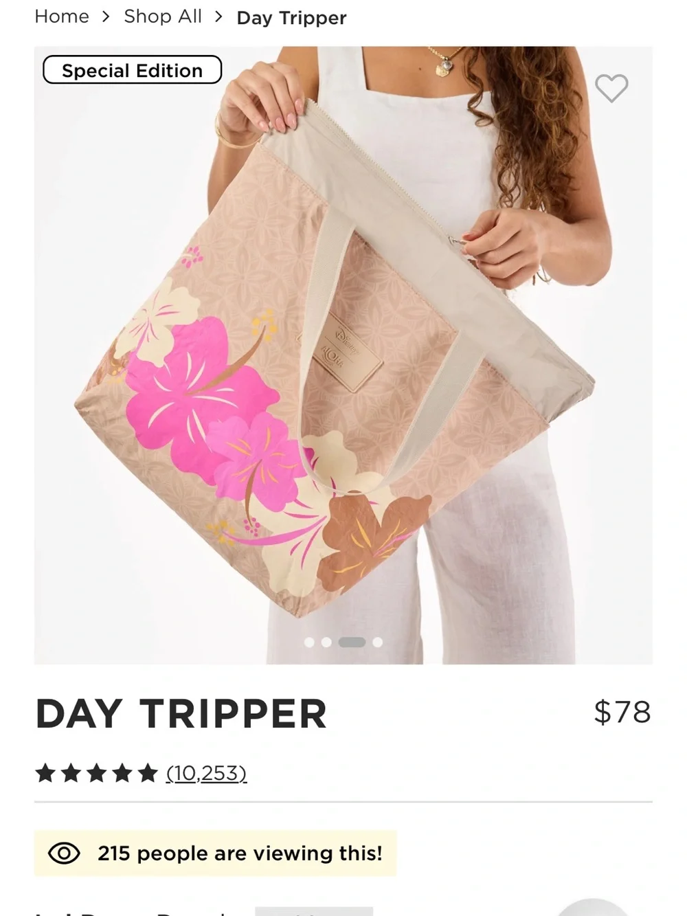 Aloha collection Lei day Daytripper Bag -SOLD OUT!! - Picture 3 of 4